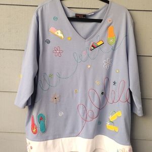 Embroiderd Top